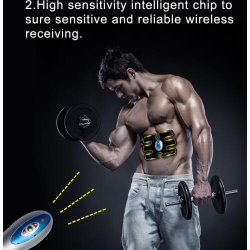 Smart Wireless Multi-Function EMS abdominal training Device Loss Slimming Massager Hous abdominal muscles intensive training