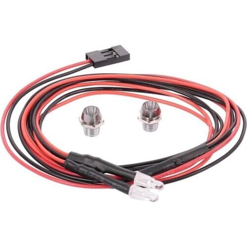 2 LED Light Rear Light Car Tail Light for WPL C14 C24 B14 B24 B16 B36 Q60 Q61 Q62 Q63 Q64 Q65 RC Truck