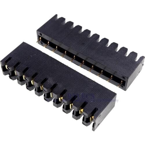 20pcs Burn In Socket 5.08 mm Pitch 10 Pin Gold plating Test connector for Axial lead Resistors / Diode PCB Board Through Holes