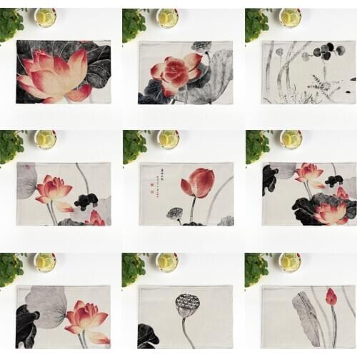 28x44cm Rectangular Tableware Mat Western Heat-insulated Table Mats Dining Pad NEW