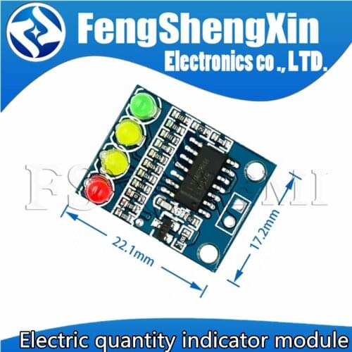 12V Electric Quantity 4 Power Indicator Battery Detection Module For Arduino