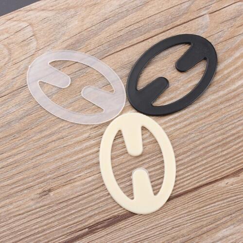 5pcs/lot Oval Invisible Bra Buckle Anti Slip Buckle Breast Safety Seamless Underwear Clasp Ladies Dresses Essential E0005