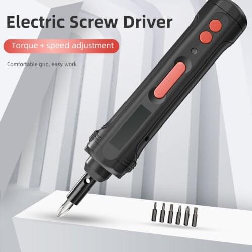 3.6V Rechargeable ScrewdriversMini Electrical Screwdriver Set USB Cordless Power Tool With Drill Bit