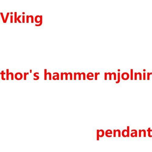 Beier 316L stainless steel dropshipping 1pcs thors hammer mjolnir pendant necklace viking scandinavian LP261