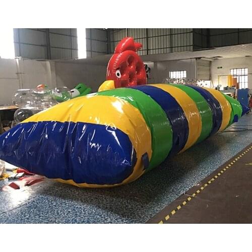 Free Shipping 7*3m Bouncing Pillows Floating Beds Inflatable Jumping Pillow Water Blob Inflatable Trampoline Wth a Pump