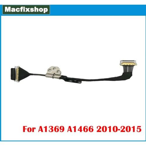 For Macbook Air 13" A1369 A1466 LCD LED LVDs Display Screen Flex Cable w/ Left Hinge 2010 2011 2012 2013 2014 2015 MC503 MC969