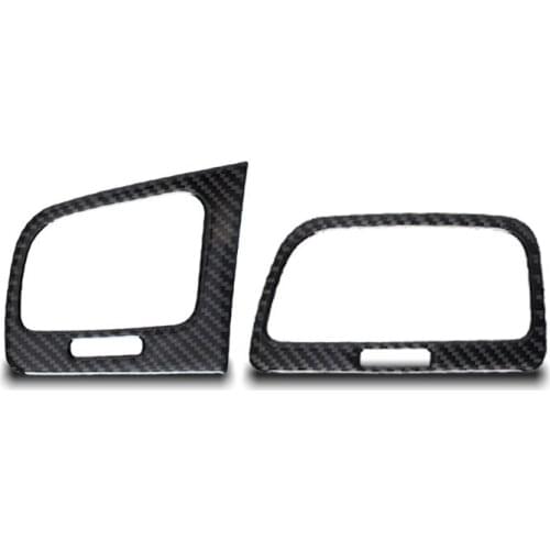 For Golf 7 MK7 2014-2016 2017 2018 2019 Decal Car Interior Side Air Vent Outlet Cover Trim Car Carbon Fiber Sticker