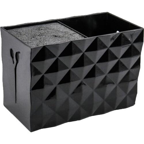 Double Row Scissors Storage Box Plastic Practical Clipper Case for Pro Salon Barber Home Hairdressing Tools Acrylic Material