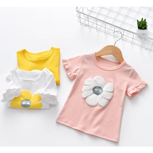 HYCOLORFUL Short Sleeve T-shirts For Girls