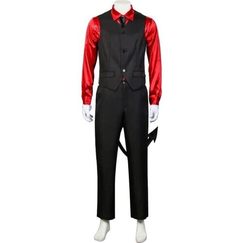Game Helltaker Cosplay Suit Cerberus Costume Women Men Outfits Shirt Pants Jacket Gloves Tail Helltaker for Halloween Carnival