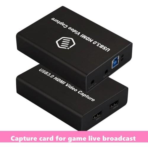 USB3.0 HDMI HD Audio And Video Capture Card Stick PS4 Game OBS1080P 60 Douyu Live