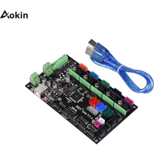 MKS Gen V1.4 control board Mega 2560 R3 motherboard RepRap Ramps 1.4 MKS Gen V1.4 compatible with a4988 Drv8825 for 3D Printer