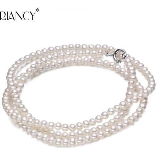 Fashion Long Multilayer Pearl Necklace Freshwater Pearl Women Necklace Jewelry For Women Gift