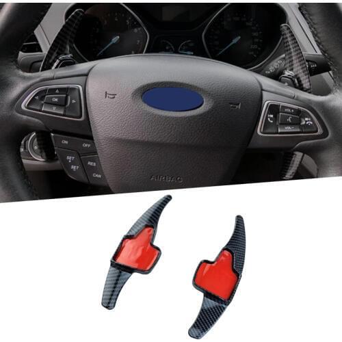 For Ford Focus 2015-2020 For Ford Kuga 2015-2019 For EcoSport 2018 2019 ABS Shift Paddle Shifter Extension Car Gearbox sticker