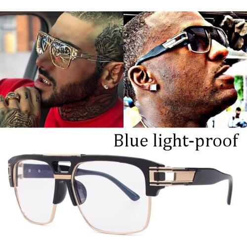 Luxury Brand Blue light-proof glasses high quality Eyewear square reading glasses frame anti-blue computer game glasses