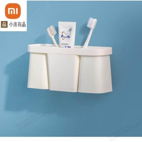 Original xiaomi youpin cup set simple and generous magnetic drainage without nails 200up suitable for bathroom smart home