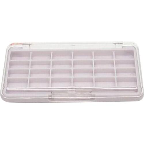 24 Slots Plastic Eyeshadow Palette Pallet Box DIY Pressed Powder Container Case