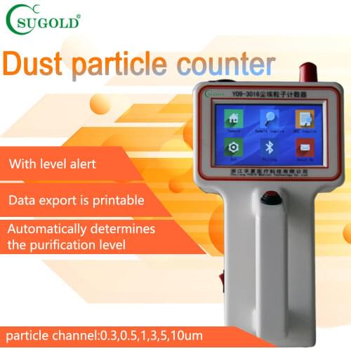 Y09-3016E laser portable dust particle counter with bluetooth printer