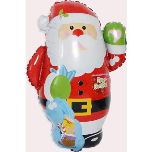 Christmas balloon gift Santa Claus holiday party party decoration aluminum film balloons can be wholesale