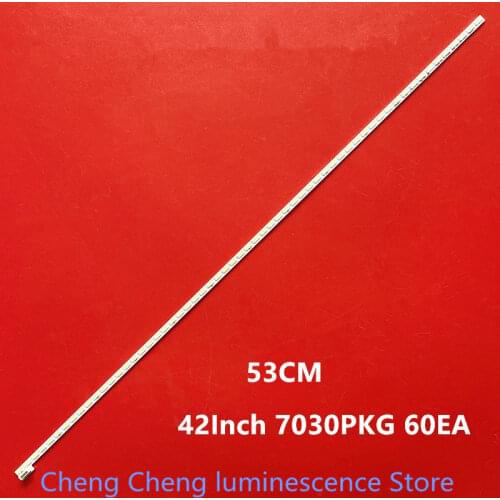 10PCS/lot 60LED 525mm LED strip for LG 42LS570T T420HVN01.0 74.42T23.001-2-DS1 7030PKG 42 60ea 42LS5600 42LS560T 42LS570S NEW
