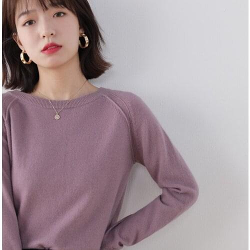 Loose Sweaters for Woman 100% Goat Cashmere Knitting Pullovers Hot Sale Soft Warm Knitwears Female Clothes