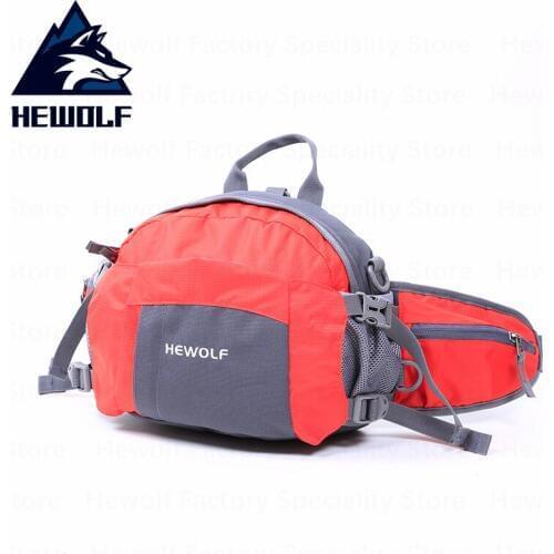 Hewolf Outdoor Sports Bags Waterproof Wear-Resistant Waist Bag Portable Multifunction Bags Climbing Hiking Running Sports Bags