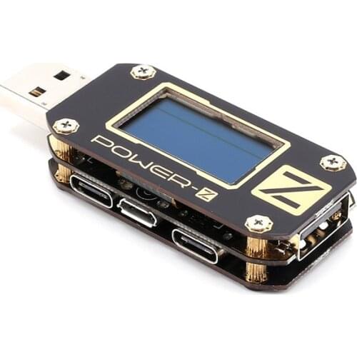 ChargerLAB POWER-Z USB PD Tester Voltage Current Ripple Dual Type-C Meter KM001