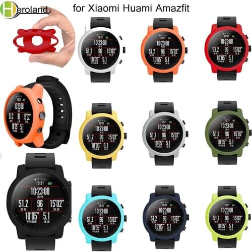 Protective Watch Case For Amazfit Stratos Case Soft TPU Cover Shell Protector for Xiaomi Huami Amazfit Stratos 2 2S Accessories