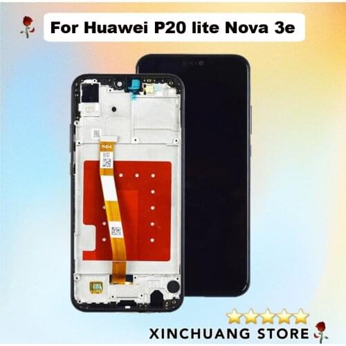 Original Quality LCD For Huawei P20 Lite Nova 3e With Touch Glass Digitizer Assembly Display Screen Replacement Parts