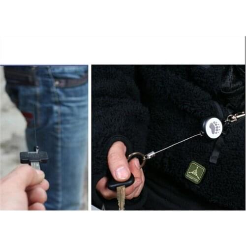 10/20/30 Pcs Key Chain New Product Retractable Retractable Key Chain With Recoil Key Wire Wire Ring Pull Cheap Wholesale Random