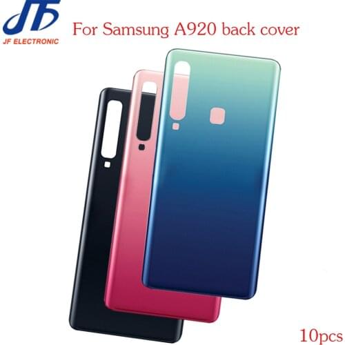 10PcsFor Samsung Galaxy A9 (2018) Back Battery Cover Door Rear Housing Case For 6.3" SAMSUNG A9S A920 A9200 Battery CoverReplace