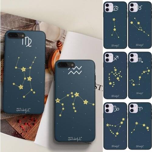 12star Sign Leo Libra Scorpio Phone Case Fundas Shell Cover For Samsung A51 A52 A71 A72 A80 A91 A20E A32 A31 A21 A11