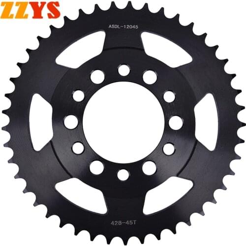 428 45T 200cc Rear Sprocket Gear Wheel For Yamaha DT125 DT125F DT175 AG200 TW200 XT200 TW225 TW225E DT 125 175 AG TW XT 200 225