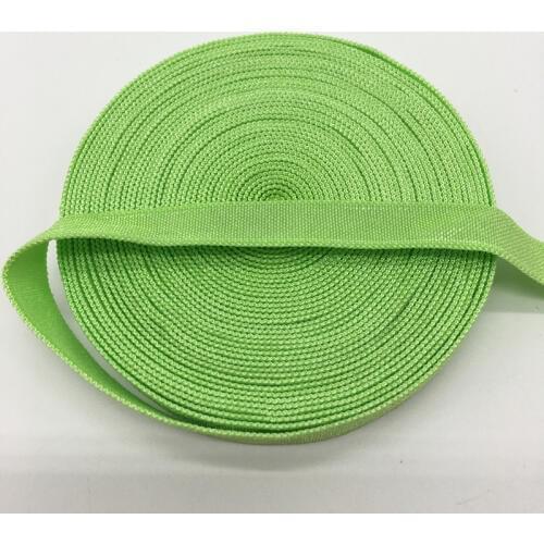 5Yards/lot 3/8" 10mm Green Solid Shiny Satin Elastics Band Headband Bra Strap Dress Sewing Trim