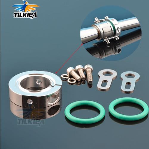 Aluminum Exhaust Pipe Saver Fastening Mount for 7/8" or 22mm Header Marine Engine Rc Boat