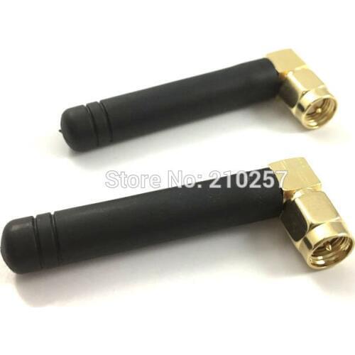 Free SHipping 10pcs 433Mhz Antenne 2dbi Sma Male Connetcor Omni High Gain Aerial