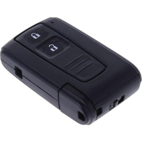 2 Buttons Remote Smart Car Key Case Cover for toyota Corolla Verso Toy43 Uncut Blade 40GF