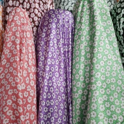 DIY Satin Cosplay Fabric Soft Satin Material DIY Lining craft Tilda doll glossy Polyester Charmeuse Fabric