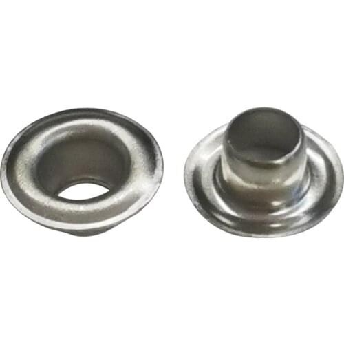 Silver color Nickel Coated Eyelets 10mm Inner diameters Grommet for Banner Tarpaulin Package Bags Button Punching