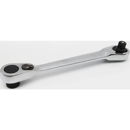 1/4"(6.35mm) Mini Ratchet Handle Wrench 72 Teeth Dual-purpose CR-V Socket Pocket Wrenches Quick Ratchet Spanner