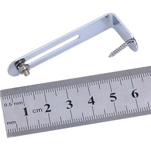 Chrome Pickguard With Mounting Bracket For Arched Electric Guitar