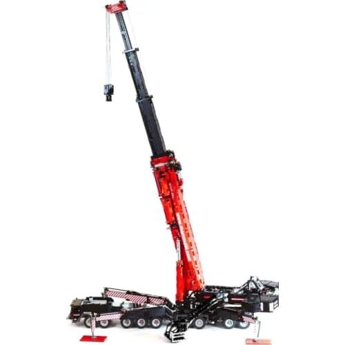 NEW Version MOC RC Power Function Crane LTM11200 fit for 20920 Technic Motor MOC-20920 kits Building Blocks Bricks DIY Toy Gifts