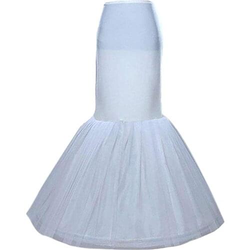 Hot selling Fashion Style Womens Underskirt Trumpet Mermaid Wedding Petticoat Slips for Bridal