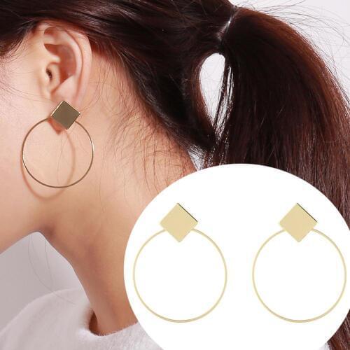 Fashion Geometry Women Wedding Earrings Ear Hoop Travel Club Jewelry Round Earrings Jewerly Gift Valentines Day present