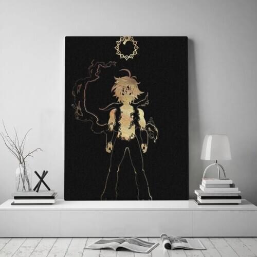 Modular Pictures Meliodas Seven Deadly Sins Canvas Painting Anime Wall Art Posters Print Modern Living Room Home Decor Framework