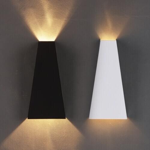 Nordic led wood led wall light luminaire nicho de parede home deco cabecero de cama beside lamp living room lamp