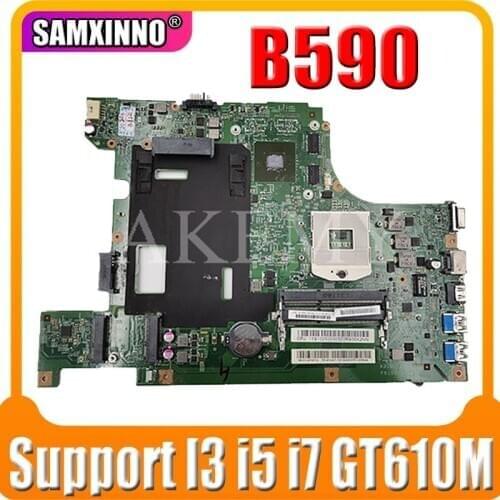 New For Lenovo B590 B580 V580c laptop motherboard test Mainboard LA58 MB 11273-1 48.4TE01.011 Support I3 i5 i7 GT610M 1GB