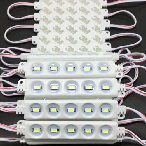 New SMD 5730 LED Modules DC 12V 5 Leds Modules Waterproof IP65 Single Color Led Backlights For Channel Letters