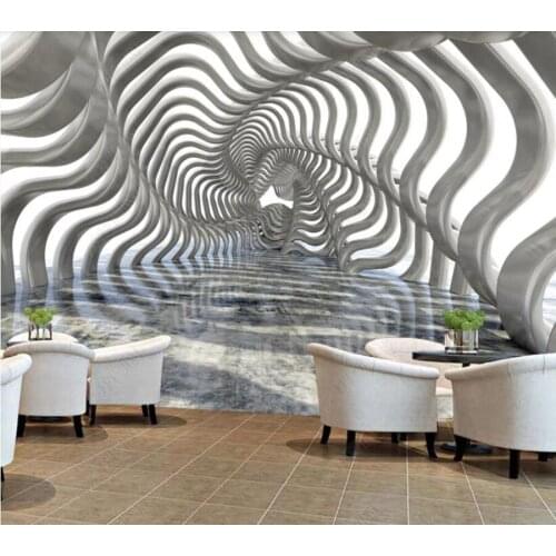 Custom papel parede Geometric special-shaped extended space for living room bedroom sofa background wall decoration wallpaper