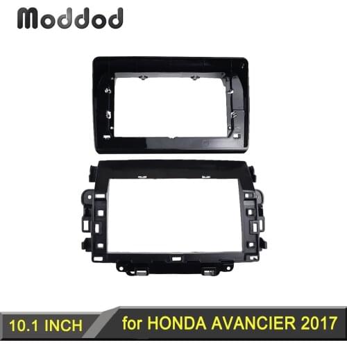 Double Din Radio Fascia for HONDA AVANCIER 2017 10.1 INCH Faceplates Mounting Frames Stereo GPS DVD Panel Android Player Bezel